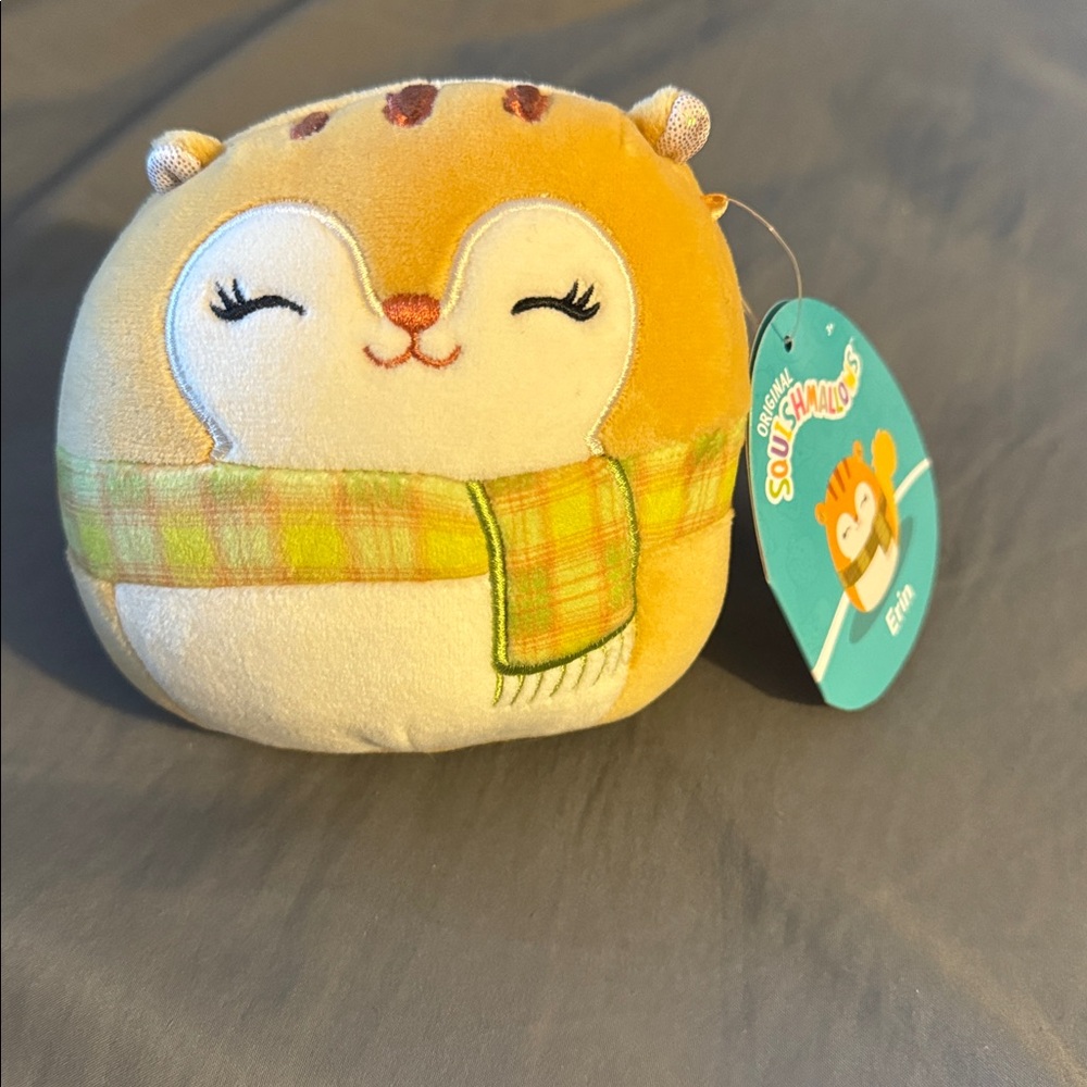 NWT Harvest squishmallows™ 5in- Erin the squirrel